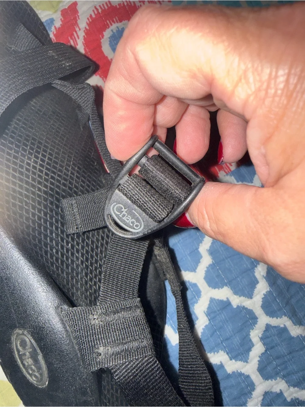 Chaco’s men’  Black Sport Strap Sandals sz 10